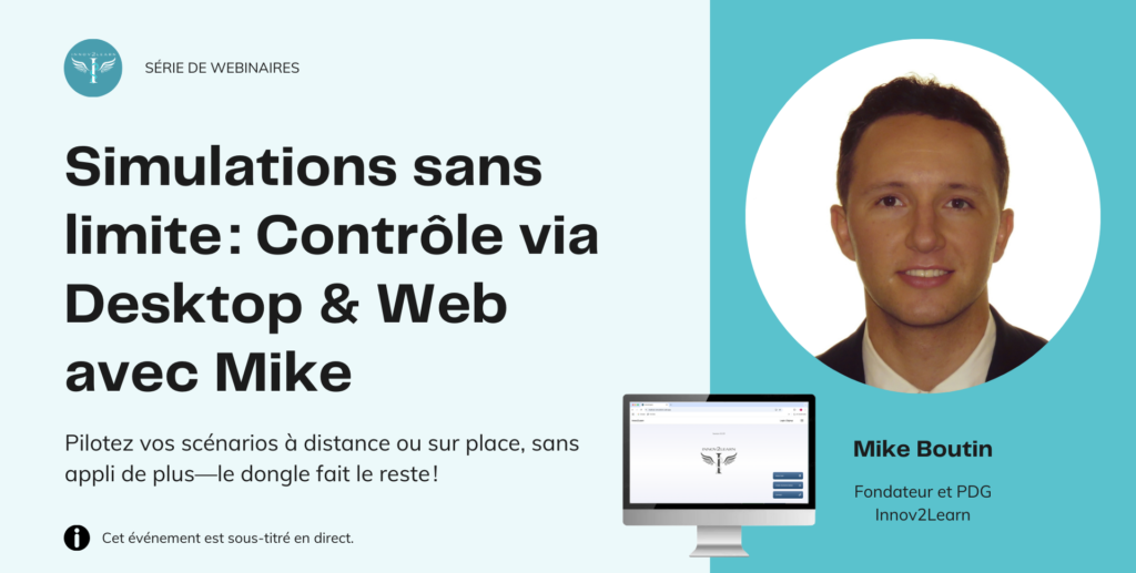 Webinaire Application Innov2Learn avec Mike Boutin