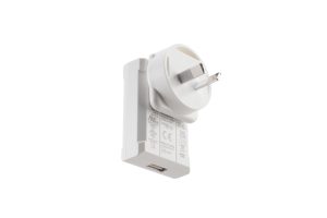 AUS charger power adapter with Australian three-pin angled plug